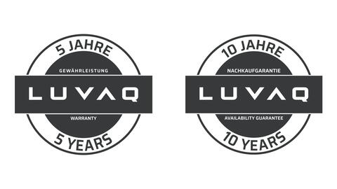 5 Jahre Gewährleistung, 10 Jahre Nachkaufgarantie