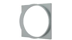 LUVAQ Adapter rund-quadr. AARQ300