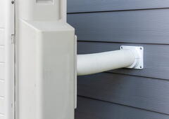 Flex. Rohrhülse m. Wandadapter LUVAQ