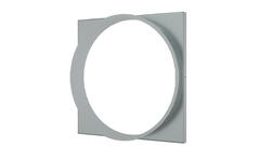 LUVAQ Adapter rund-quadr. AARQ300